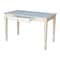 International Concepts Writing Desk with Drawer 26 in D X 26 H, 30 W X Hardwood, Unfinished OF-41 - alternate 8